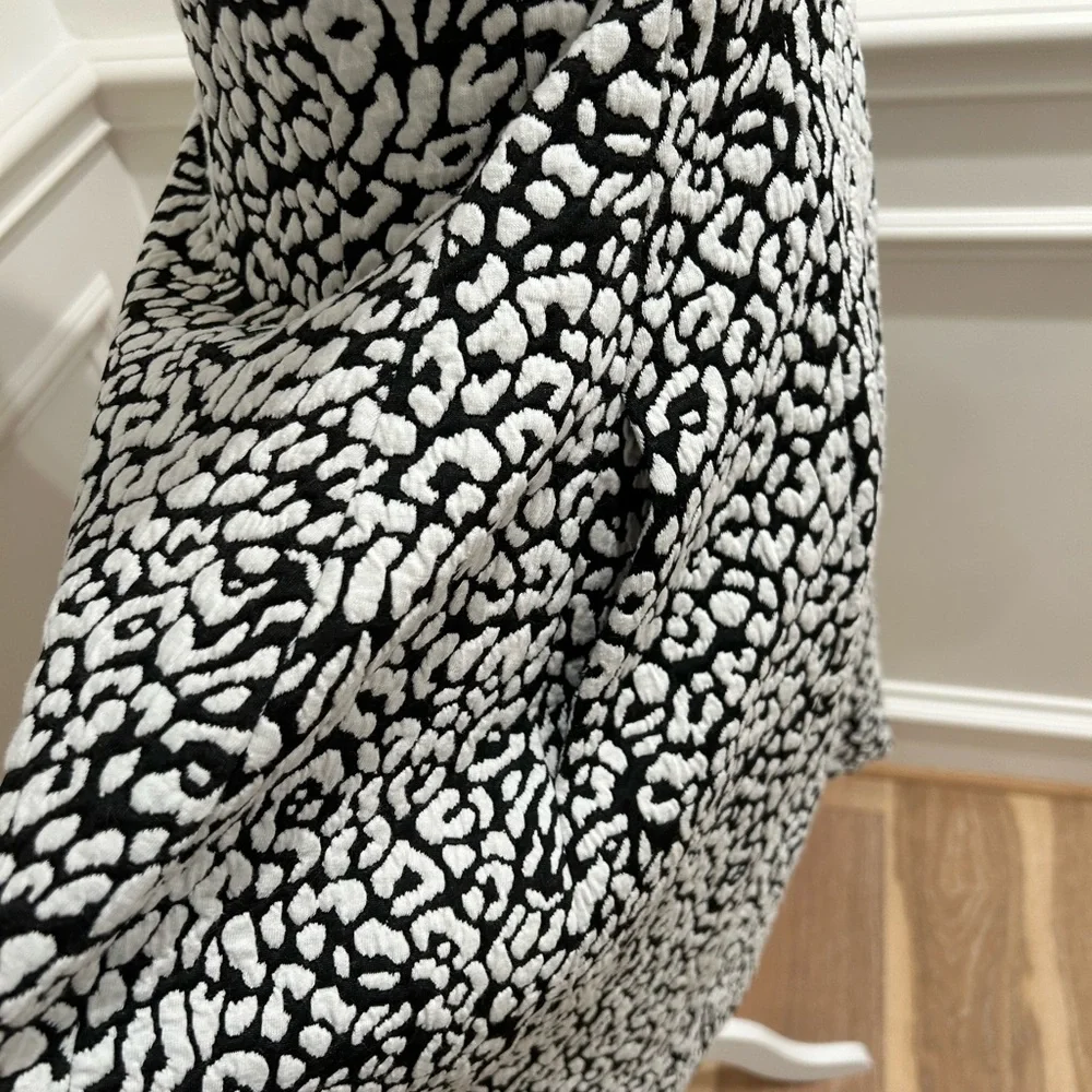 Black and white leopard Kate Spade dress size small in excellent used‎ condition
